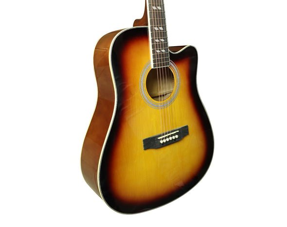 Freedom 41" Acoustic Guitar Cutaway Sunburst AC-41C-SB 