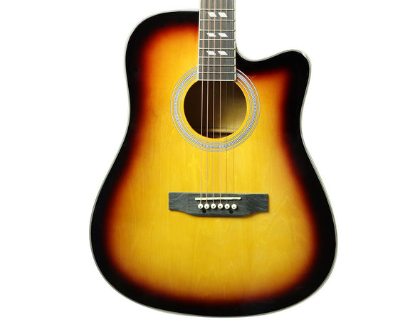 Freedom 41" Acoustic Guitar Cutaway Sunburst AC-41C-SB 