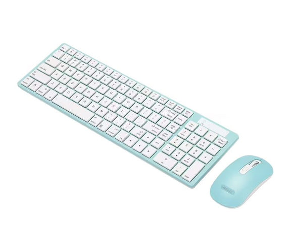 ANDOWL Slim Wireless Keyboard & Mouse Combo ANDOWLKEYBOARD+MOUSE PowderBlue