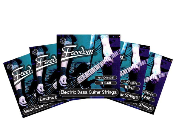 Freedom 5 Pack Electric Bass Guitar Strings B248-5PK 