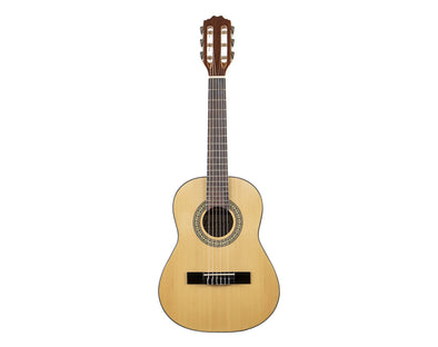 39" Classic Acoustic Guitar Cutaway Nylon Strings Black LC-3900C-BLK
