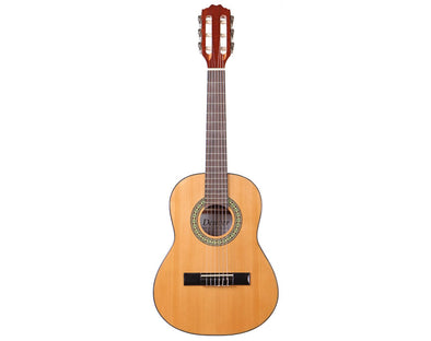 DENVER Half-Size Left Handed Classical Acoustic Guitar 1/2 DC12N-L-NAT 