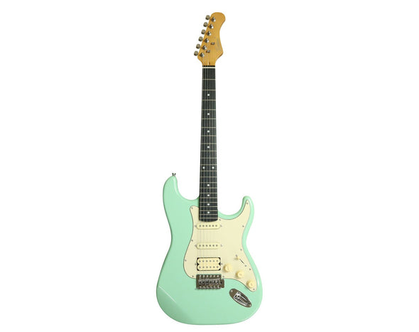 Freedom Full Size Electric Guitar Surf Green EG102SGR 