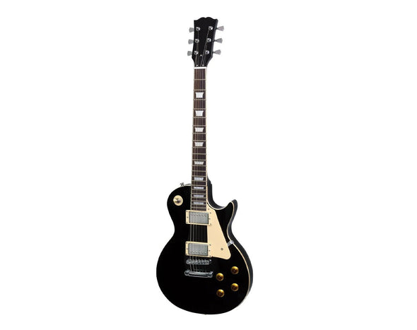 Freedom Full Size Electric Guitar LP Style Black EL206-BK 