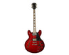 Freedom Full Size Electric Guitar ES Style Cherry Red EL200-CH 