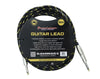 Precision Audio 1/4" To 1/4" 6.35mm Guitar Lead Weave 5m GLEADWEAVE5-GLD 