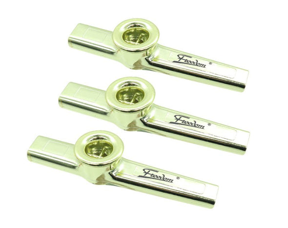 Freedom Pack of 3 Kazoo Gold KA1-GLD 