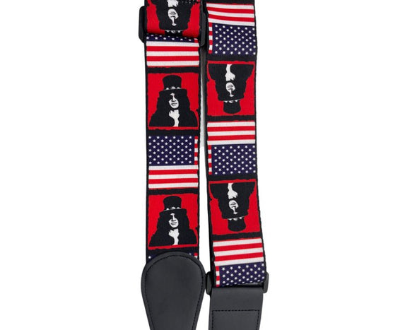 Freedom Guitar Strap Slash GNR American Flag GSTRAP3-HG008 