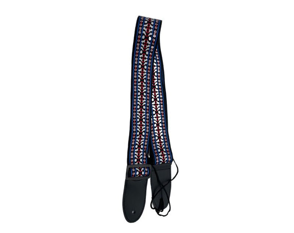 Freedom Guitar Strap Red White Blue GSTRAP3-HT107 