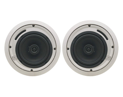 KRAMER 6.5" 2-Way Closed Back Ceiling Speakers White (Pair) Galil 6-C 