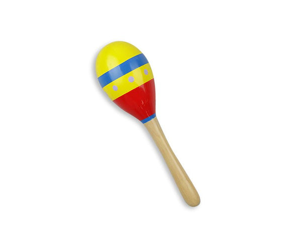 Box of 8 Maracas Kids Educational Wooden Hand Painted Bulk GD6068 