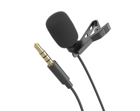 Mini Microphone 3.5mm Audio JACK With Lapel Clip 2m 3m NR9143 