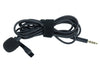 Mini Microphone 3.5mm Audio JACK With Lapel Clip 2m 3m NR9143 