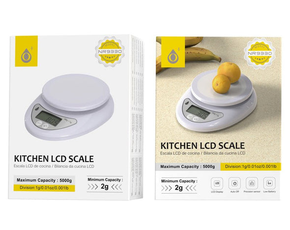 Kitchen Scale LCD Display 5000g Max. Capacity NR9330 