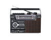 Portable Bluetooth Cassette Player Tape Recorder AM/FM Radio Brown Black PA-3000 