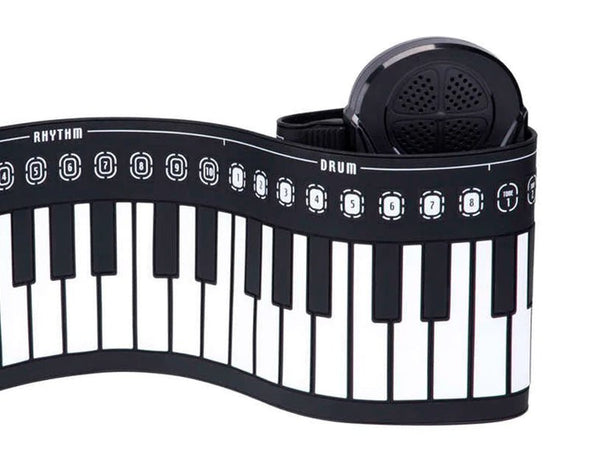 ANDOWL Portable Roll-Up Keyboard Piano Pad Built-In Speaker Battery S747 