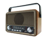 Andowl Portable Retro AM FM SW Radio Bluetooth USB TF Rechargeable Battery Q-SY500 