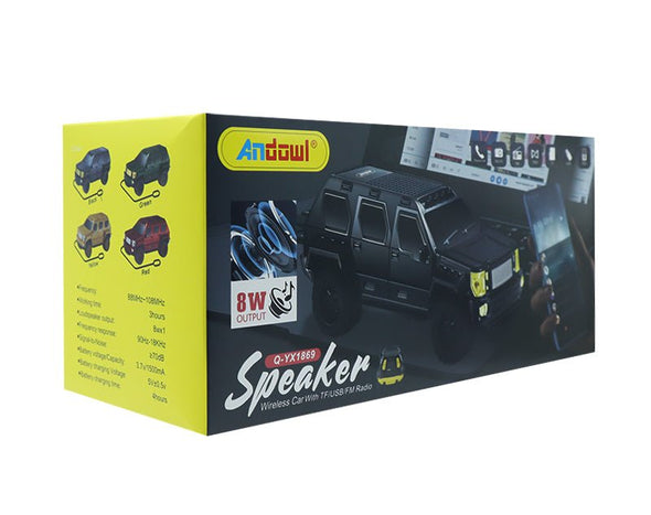 Andowl Portable Wireless Bluetooth Speaker Truck Q-YX1869 