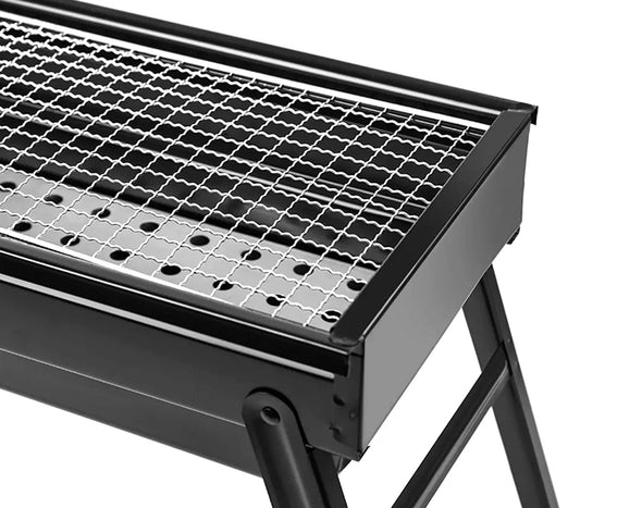 Rectangular Mini Charcoal BBQ Grill Portable Compact S932 