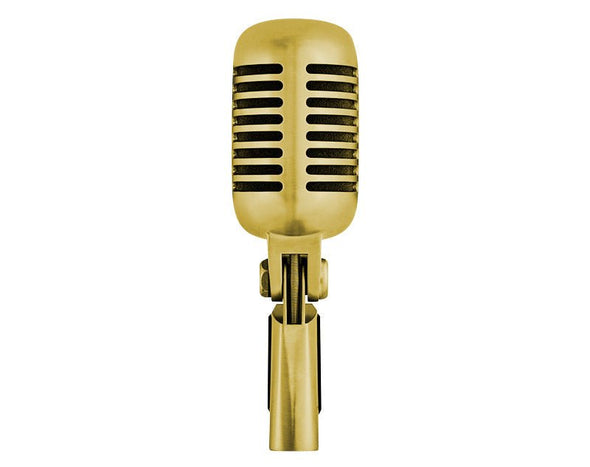 Precision Audio Vintage Birdcage Style Wired Microphone Cardioid 5m Lead XLR to 1/4" Jack SM59 