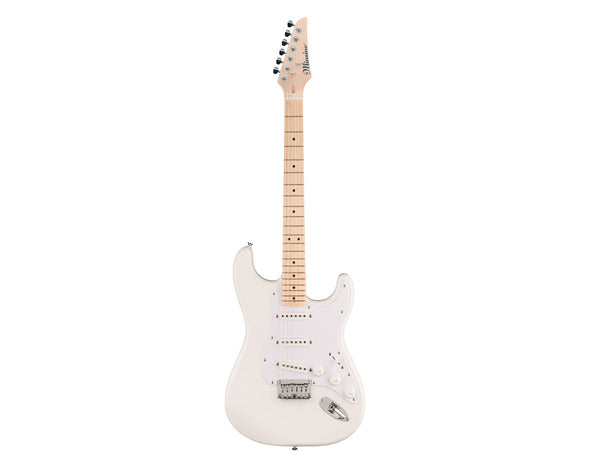 Freedom 6 String Electric Guitar White 3m Cable Tremolo Arm ST-WH 