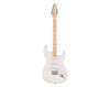 Freedom 6 String Electric Guitar White 3m Cable Tremolo Arm ST-WH 