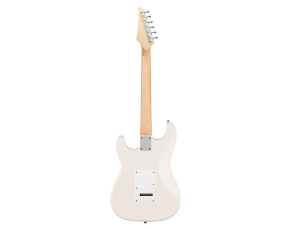 Freedom 6 String Electric Guitar White 3m Cable Tremolo Arm ST-WH 