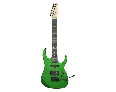 36" Kids Electric Guitar 6 String Mahogany Student Green STMINI-GRN 