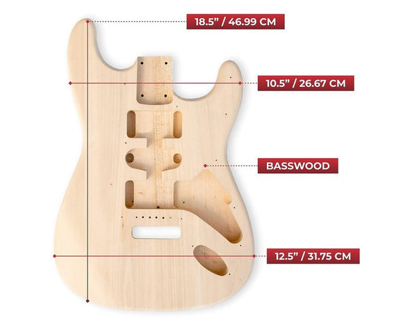 DIY Electric Guitar Kit Build Your Own DST-001 