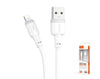 Moveteck iP to USB Data Cable 1m 5V 3.4a White Black TB1365 White