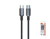 Moveteck 60W Type-C to Type-C Braided Data Cable 1m 20V 3a Black TB1376