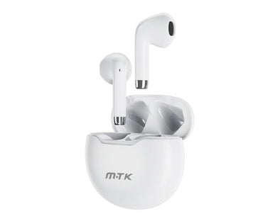 Moveteck Wireless Bluetooth Earbuds with Charging Case TC3308 White