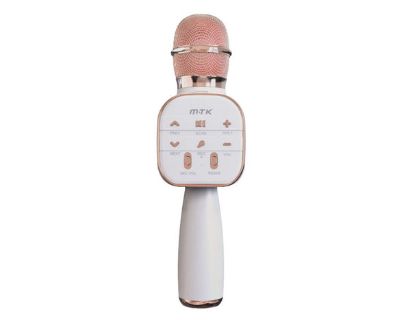 Moveteck Bluetooth Wireless Karaoke Microphone Rose Gold TR9181-RGLD 