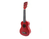 21" Premium Soprano Ukulele 4 String Acoustic Guitar UK05 Red