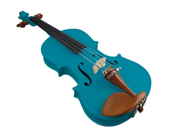 Full Size Acoustic Violin 4/4 with Case MV105-4/4 Blue