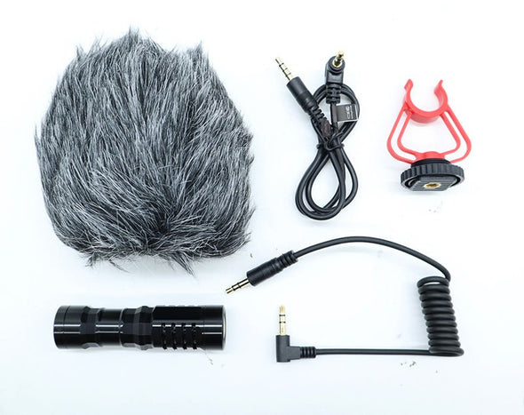 On-Camera Microphone with Windshield 3.5mm Jack VMIC 