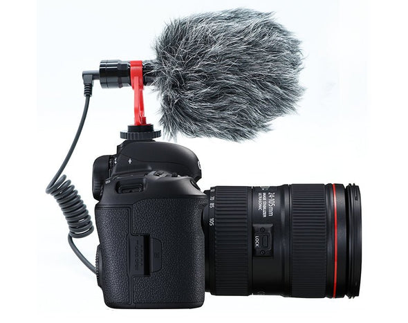 On-Camera Microphone with Windshield 3.5mm Jack VMIC 