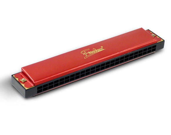 Freedom Harmonica Key of C | 24 Hole MH001 Red